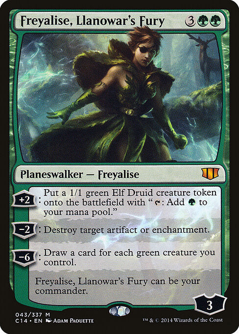 Freyalise, Llanowar's Fury - Commander 2014 - 43