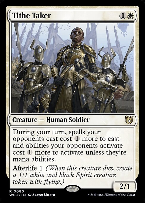 Tithe Taker - Wilds of Eldraine Commander - 80