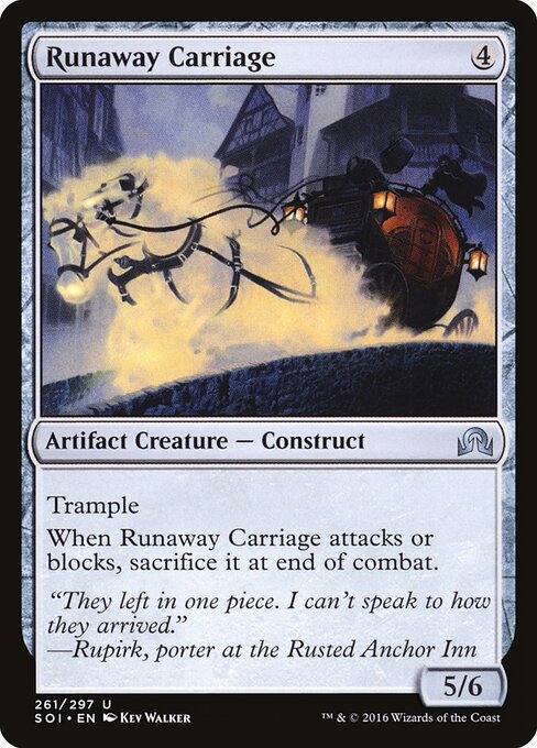 Runaway Carriage - Shadows over Innistrad - 261