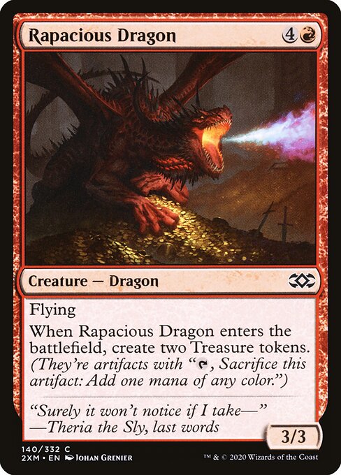 Rapacious Dragon - Double Masters - 140