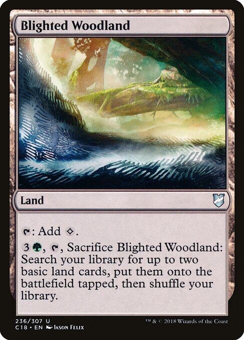 Blighted Woodland - Commander 2018 - 236