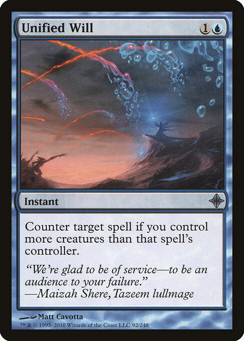 Unified Will - Rise of the Eldrazi - 92