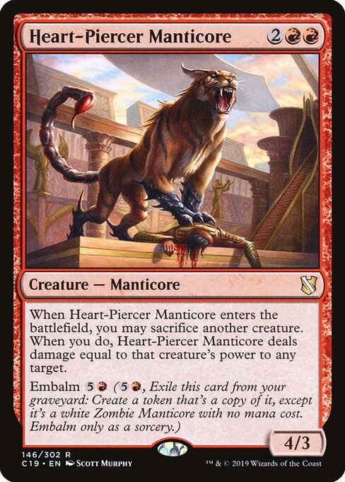 Heart-Piercer Manticore - Commander 2019 - 146