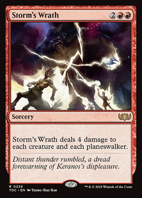 Storm's Wrath - Tarkir: Dragonstorm Commander - 236