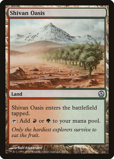 Shivan Oasis - Duel Decks: Phyrexia vs. the Coalition - 65