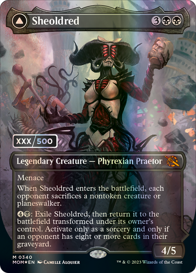 Sheoldred // The True Scriptures (Serialized) [March of the Machine]