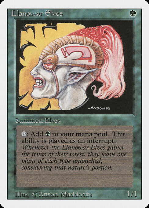 Llanowar Elves - Revised Edition - 211
