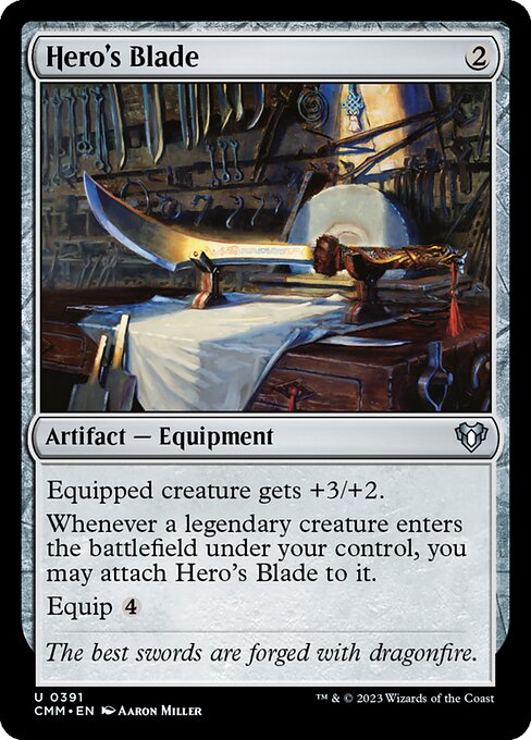 Hero's Blade - Commander Masters - 391
