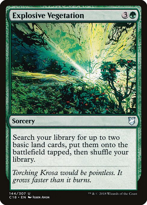 Explosive Vegetation - Commander 2018 - 144