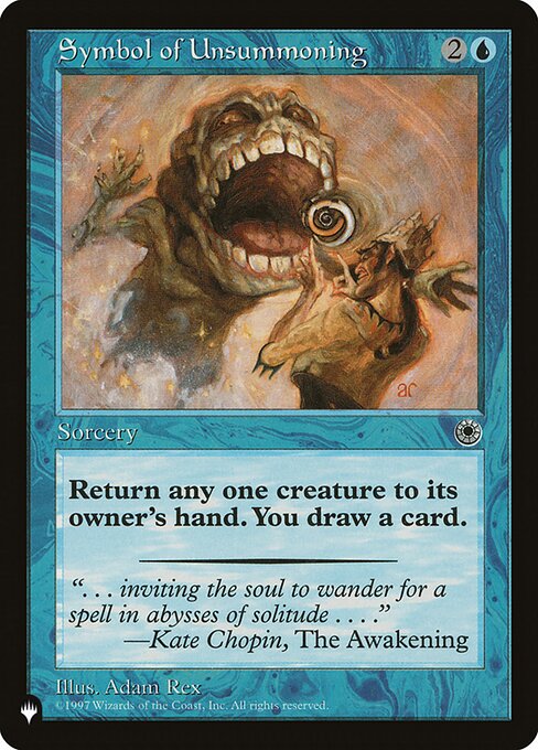 Symbol of Unsummoning - The List - POR-70