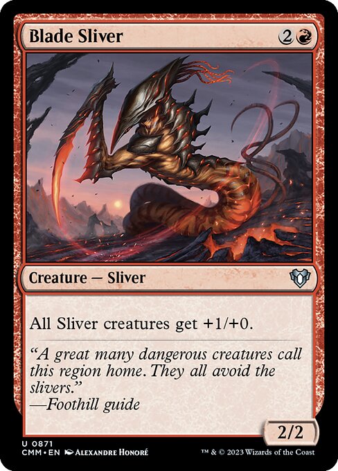 Blade Sliver - Commander Masters - 871