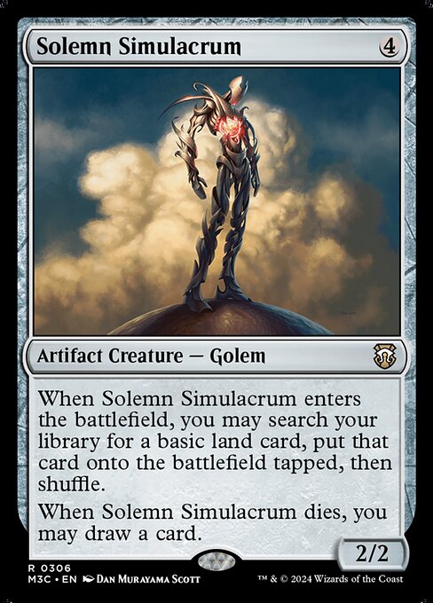 Solemn Simulacrum - Modern Horizons 3 Commander - 306