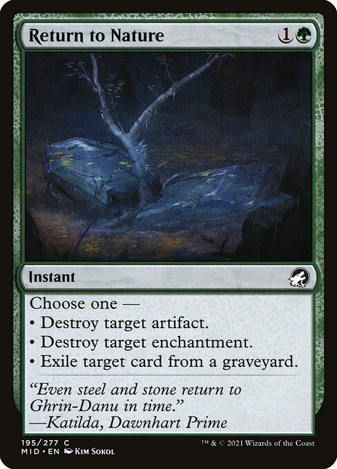 Return to Nature - Innistrad: Midnight Hunt - 195