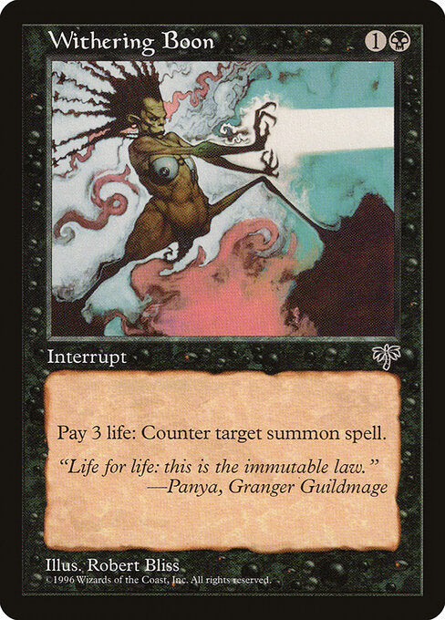 Withering Boon - Mirage - 152