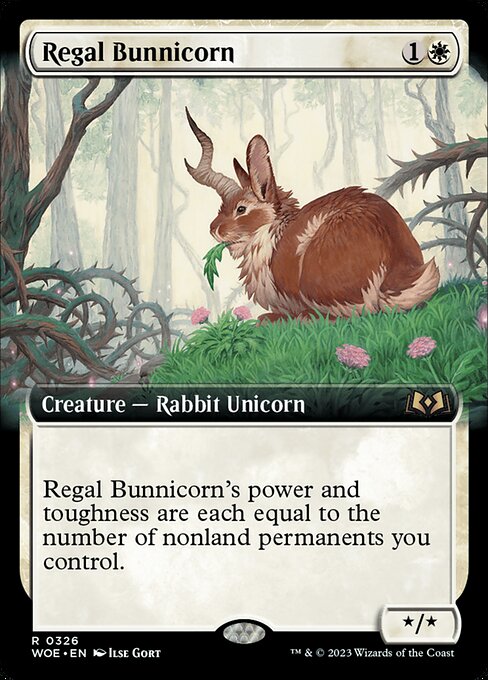 Regal Bunnicorn - Wilds of Eldraine - 326