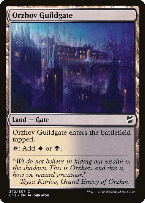 Orzhov Guildgate - Commander 2018 - 272