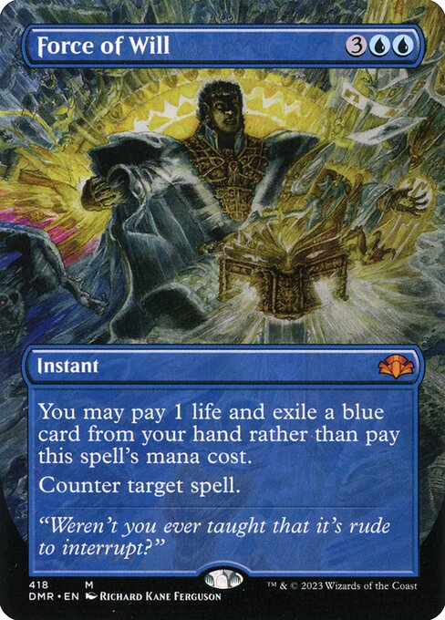 Force of Will - Dominaria Remastered - 418