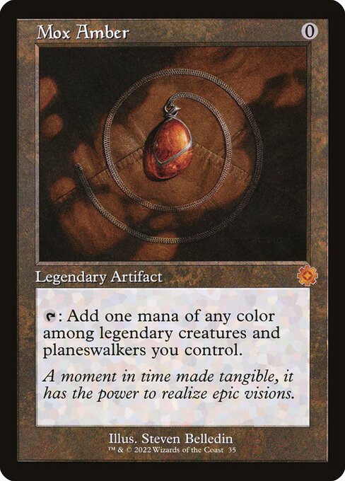 Mox Amber - The Brothers' War Retro Artifacts - 35