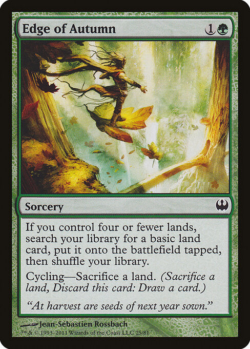 Edge of Autumn - Duel Decks: Knights vs. Dragons - 25