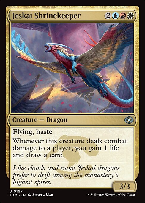 Jeskai Shrinekeeper - Tarkir: Dragonstorm - 197