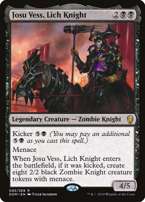 Josu Vess, Lich Knight - Dominaria - 95