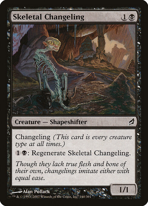 Skeletal Changeling - Lorwyn - 140