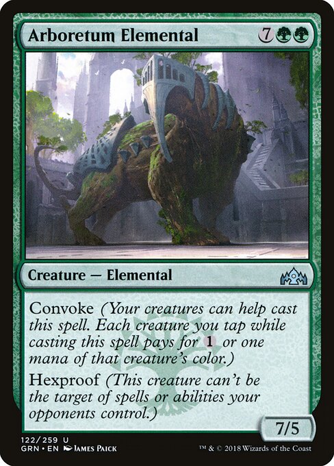 Arboretum Elemental - Guilds of Ravnica - 122