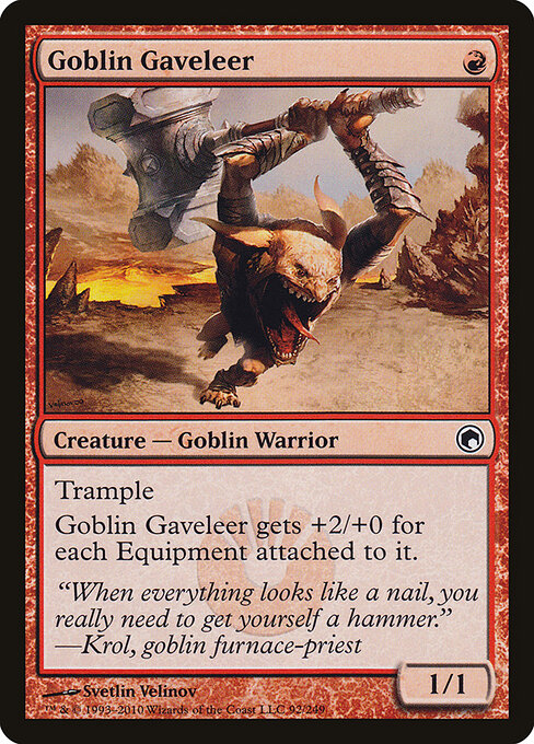 Goblin Gaveleer - Scars of Mirrodin - 92