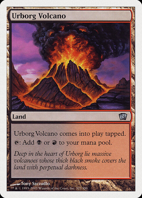 Urborg Volcano - Eighth Edition - 327