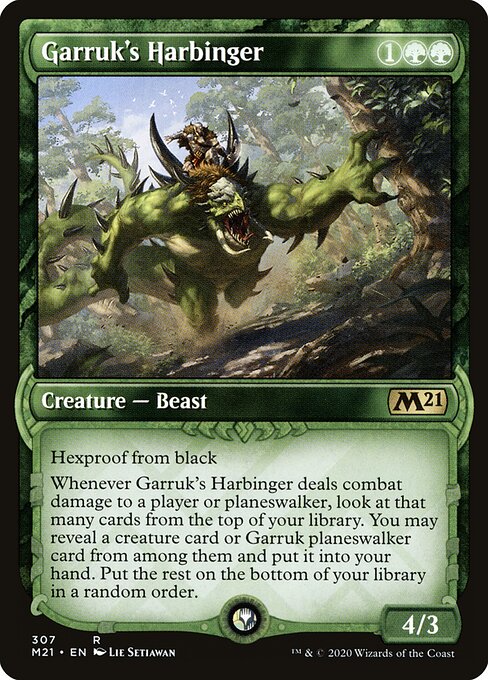 Garruk's Harbinger - Core Set 2021 - 307