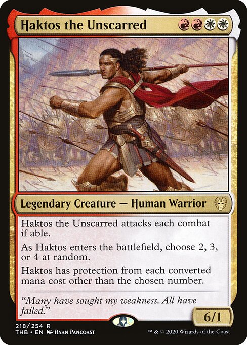 Haktos the Unscarred - Theros Beyond Death - 218