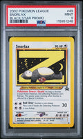 SNORLAX BLACK STAR PROMO 2002 POKEMON LEAGUE PROMO BLACK STAR PSA MINT 9