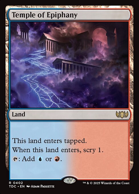 Temple of Epiphany - Tarkir: Dragonstorm Commander - 402