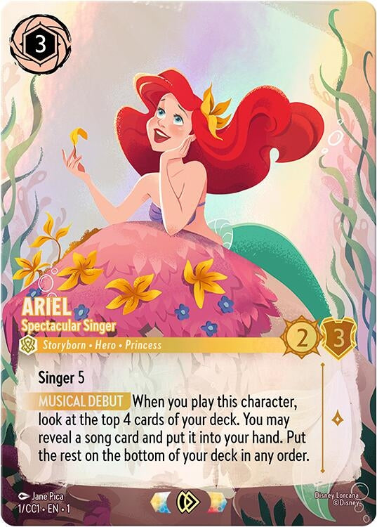 Image for Ariel - Spectacular Singer (1) (DLPC) - Disney Lorcana