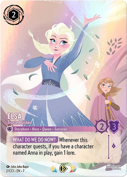 Image for Elsa - Trusted Sister (2) (DLPC) - Disney Lorcana