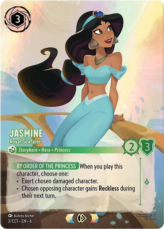 Image for Jasmine - Royal Seafarer (3) (DLPC) - Disney Lorcana