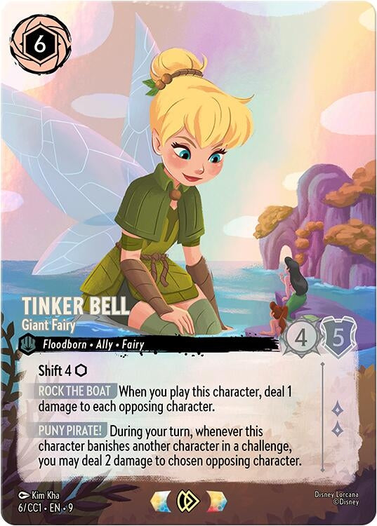 Image for Tinker Bell - Giant Fairy (6/CC1) (6) (DLPC) - Disney Lorcana