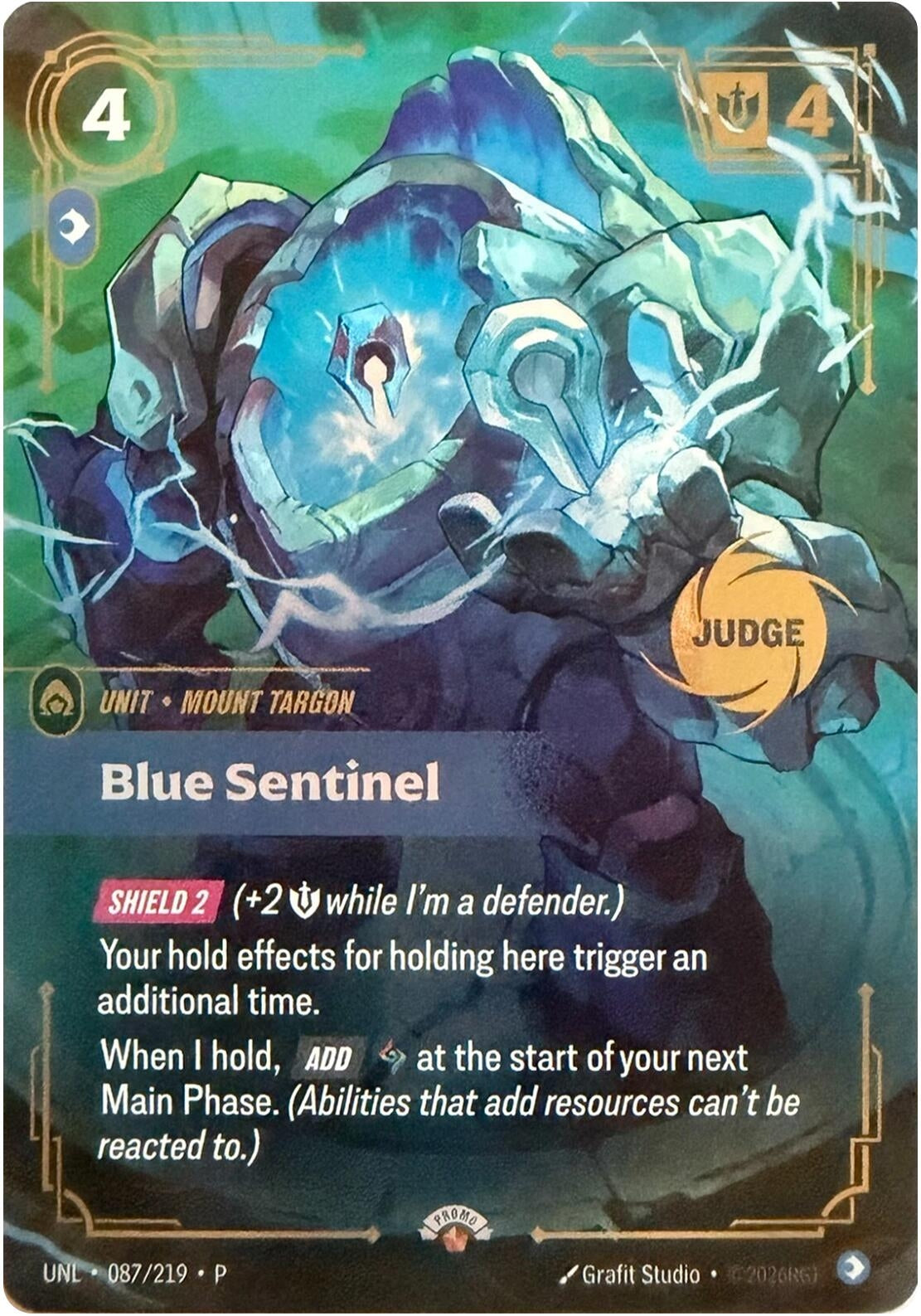 Image for Blue Sentinel (087/219) (JDG) - Riftbound: League of Legends Trading Card Game