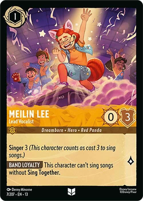 Image for Meilin Lee - Lead Vocalist (7/204) (13) - Disney Lorcana