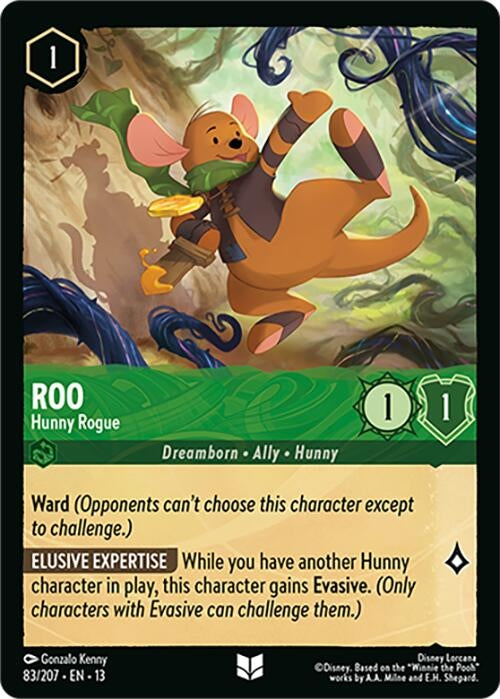 Image for Roo - Hunny Rogue (83/204) (13) - Disney Lorcana