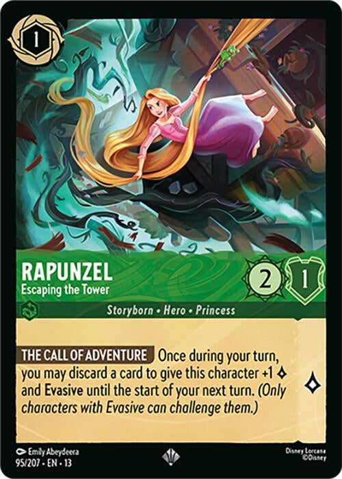 Image for Rapunzel - Escaping the Tower (95/204) (13) - Disney Lorcana