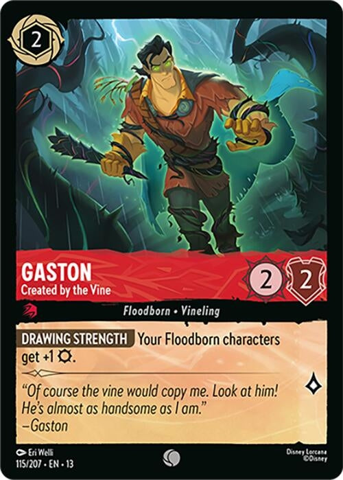 Image for Gaston - Created by the Vine (115/204) (13) - Disney Lorcana