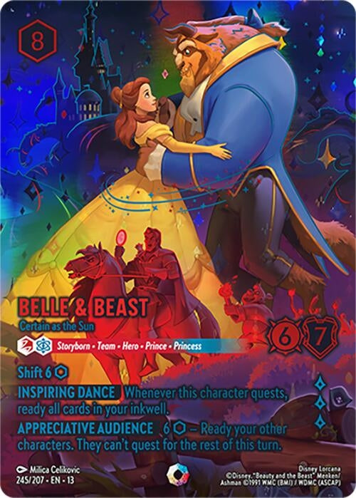 Image for Belle & Beast - Certain as the Sun (Iconic) (245/204) (13) - Disney Lorcana