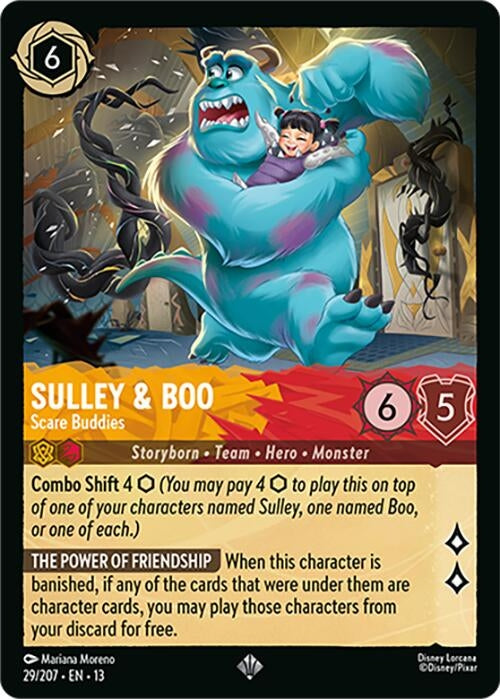 Image for Sulley & Boo - Scare Buddies (29/204) (13) - Disney Lorcana