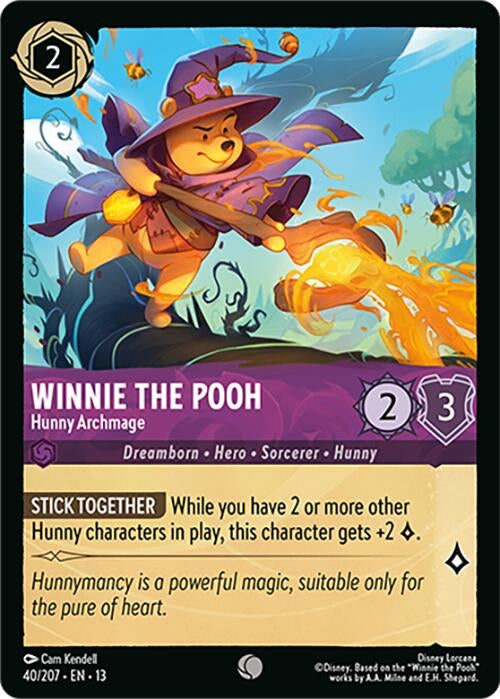 Image for Winnie the Pooh - Hunny Archmage (40/204) (13) - Disney Lorcana