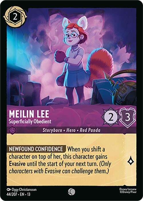 Image for Meilin Lee - Superficially Obedient (44/204) (13) - Disney Lorcana