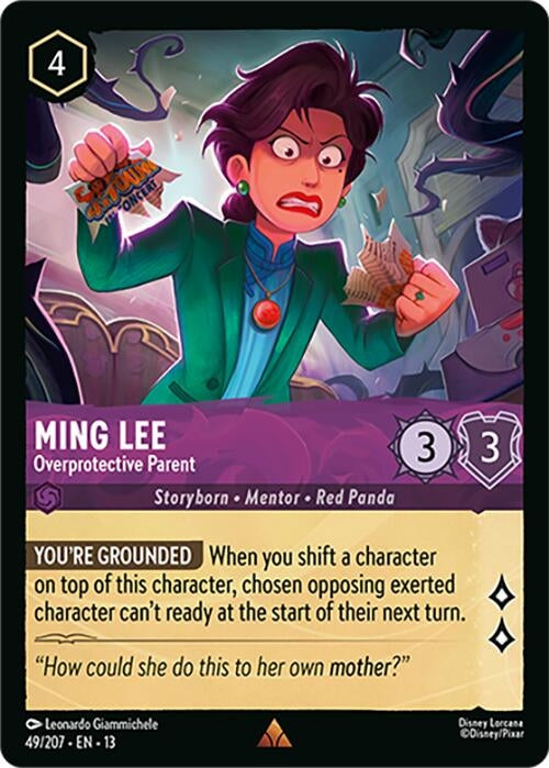 Image for Ming Lee - Overprotective Parent (49/204) (13) - Disney Lorcana