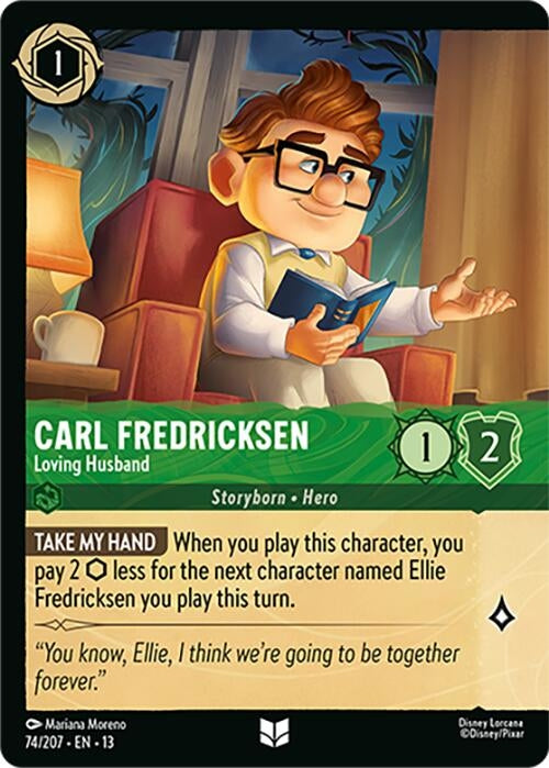 Image for Carl Fredricksen - Loving Husband (Foil) (74/204) (13) - Disney Lorcana