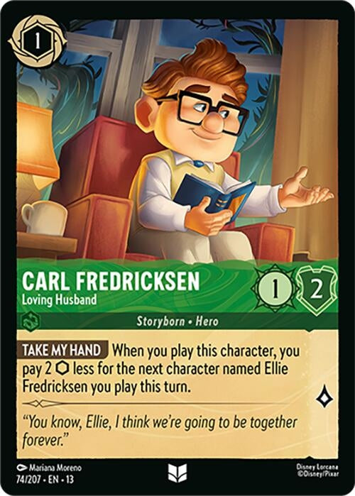 Image for Carl Fredricksen - Loving Husband (74/204) (13) - Disney Lorcana