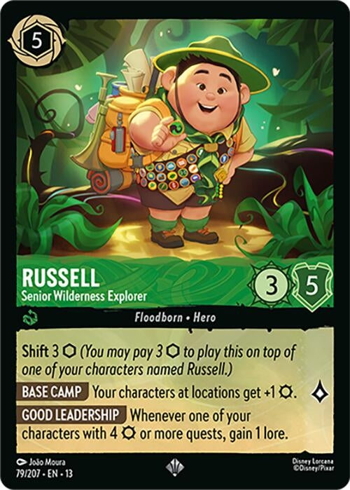 Image for Russell - Senior Wilderness Explorer (79/204) (13) - Disney Lorcana